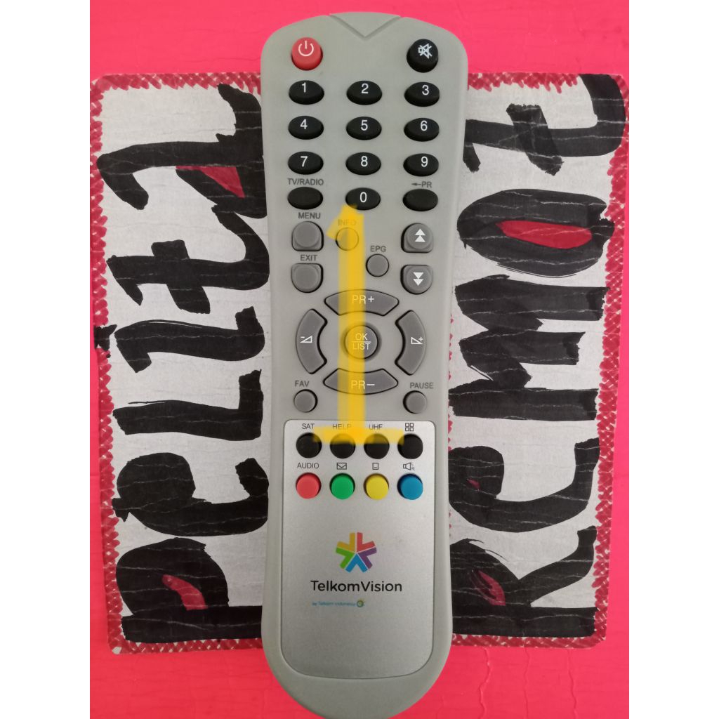 remot Telkomvision receiver digital parabola original terlengkap