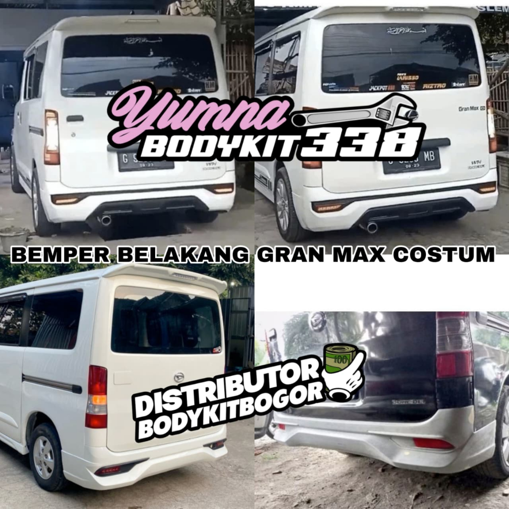 BEMPER BELAKANG GRAN MAX COSTUM MODEL AVANZA XPANDER BEMPER BELAKANG GRANDMAX MODEL AVANZA XPANDER