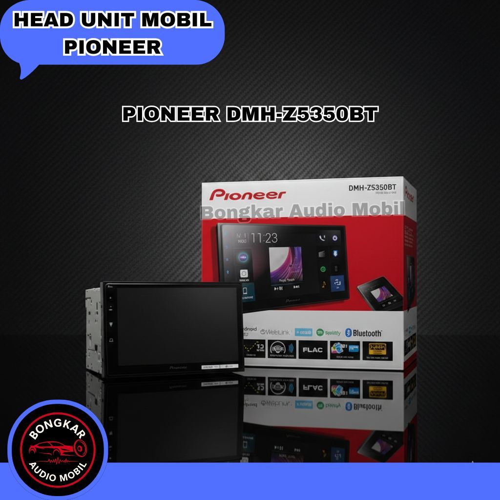 HEAD UNIT PIONEER DMH-Z5350BT / PIONEER DMH Z5350 APPLE & ANDROID 6,8 INCH
