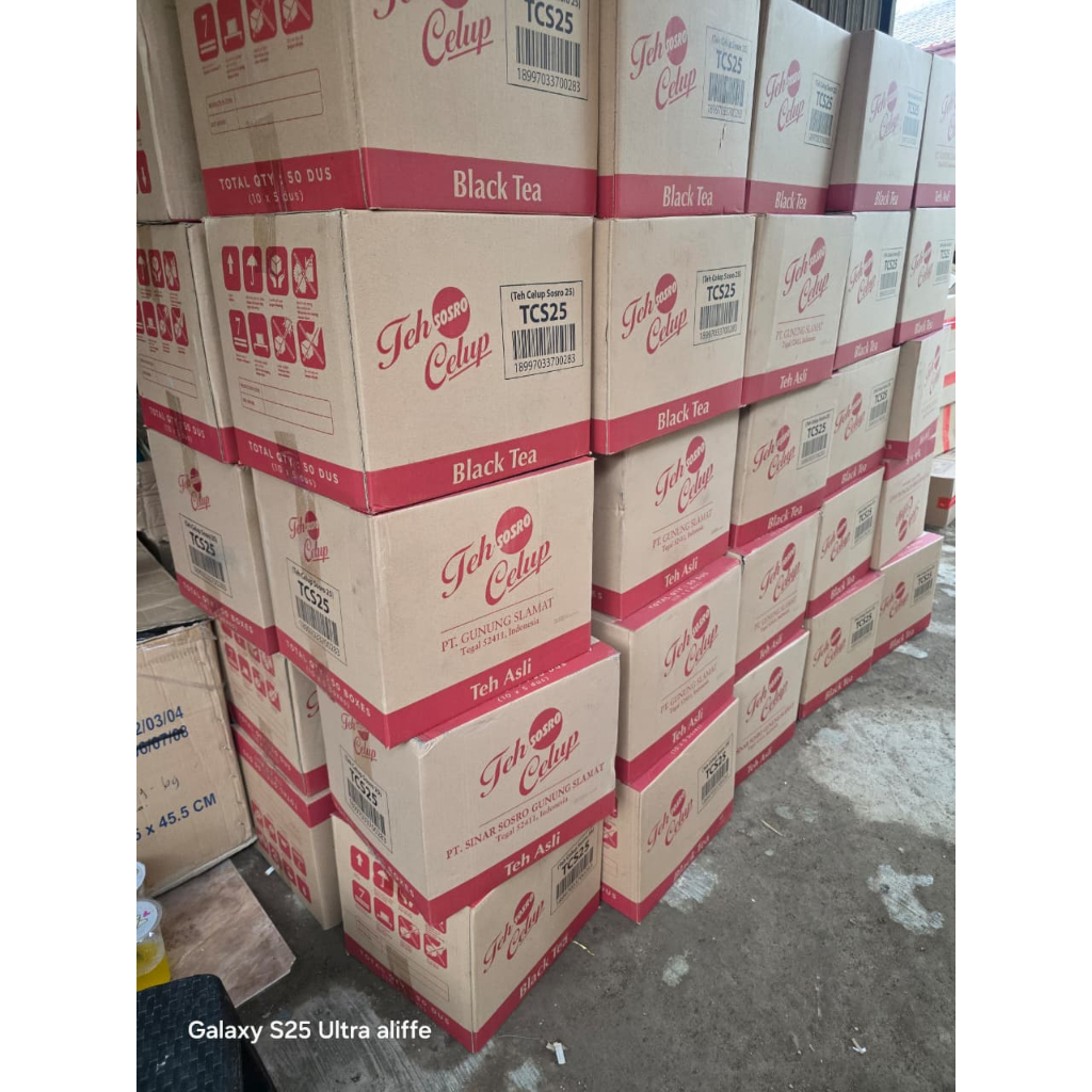 Teh Celup Sosro 1 Karton 50pack x 25pcs