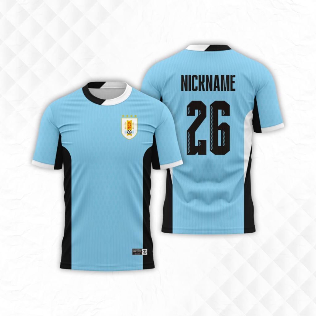 KAOS JERSEY TIMNAS URUGUAY 2026/BAJU KAOS PIALA DUNIA TIMNAS URUGUAY MURAH/KAOS JERSEY TIM NASIONAL 
