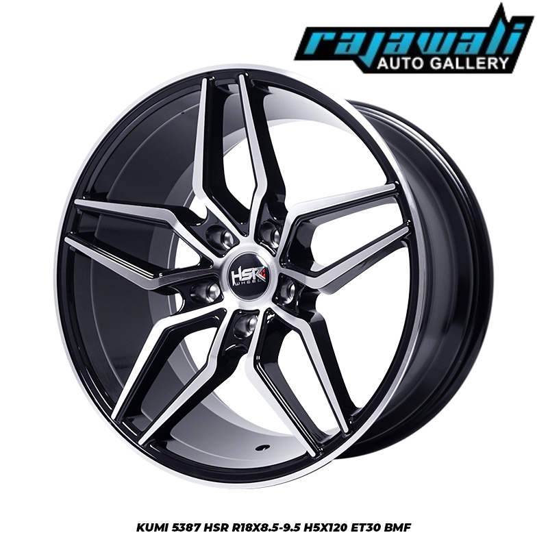 Pelek Mobil BMW Ring 18 Pcd 5x120 Lebar 85-95 HSR KUMI R18 HSR WHEEL BME E36 E46 F30 F10