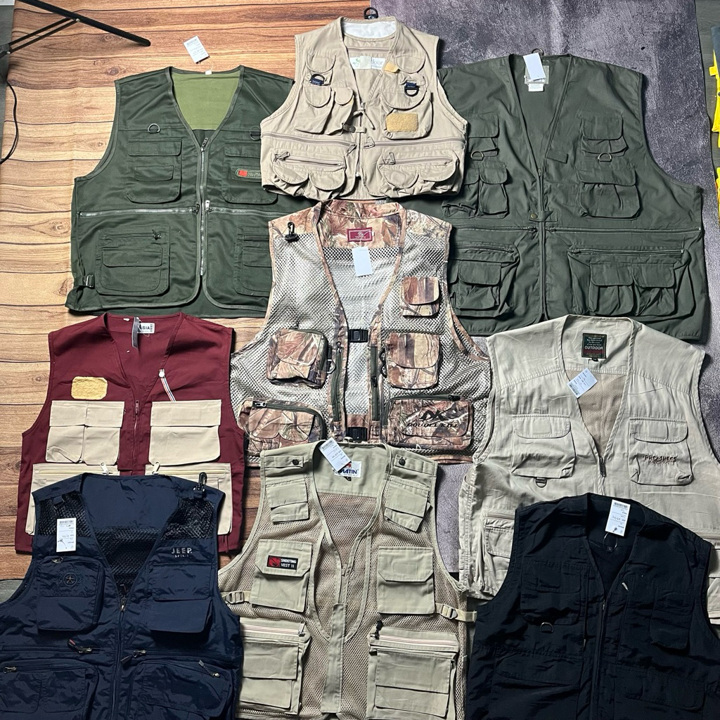BRAND.1 VEST ROMPI / UTILITY VEST / FISHING VEST / TACTICAL VEST / VINTAGE VEST / CASUAL VEST/ OUTDO