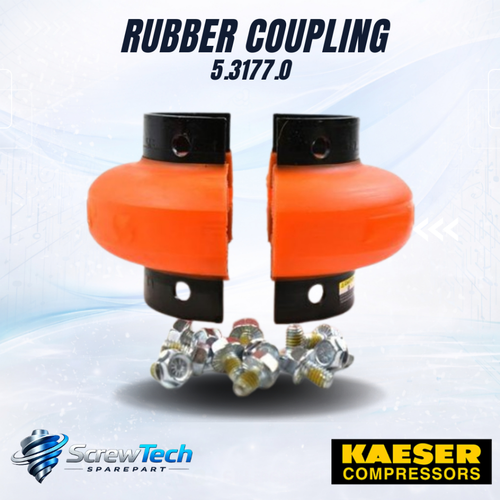 RUBBER COUPLING 5.3177.0 KAESER | Sparepart Kopling Karet Kompresor Udara Kaeser