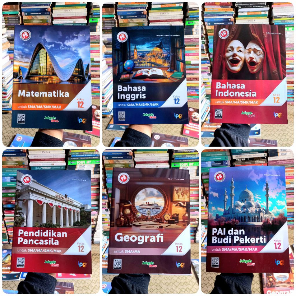 BUKU-BUKU JELAJAH ILMU PR BUKU ASESMEN BAHASA INDONESIA, MATEMATIKA, BAHASA INGGRIS, GEOGRAFI, PENDI