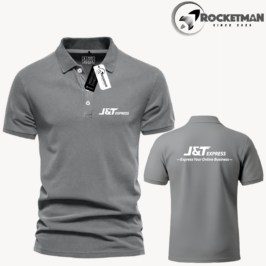 Poloshirt Pendek JNT-Express Premium Baju Kerah Pria Wanita Dewasa Seragam Cewek Cowok Import Murah Pakwa Distro