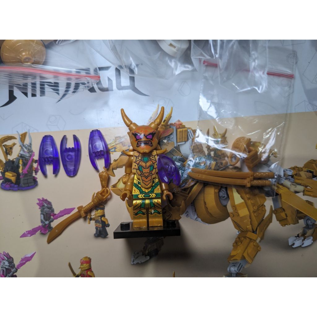 Lego Ninjago Lloyd ultra golden dragon 71774 Lloyd oni Minifigure