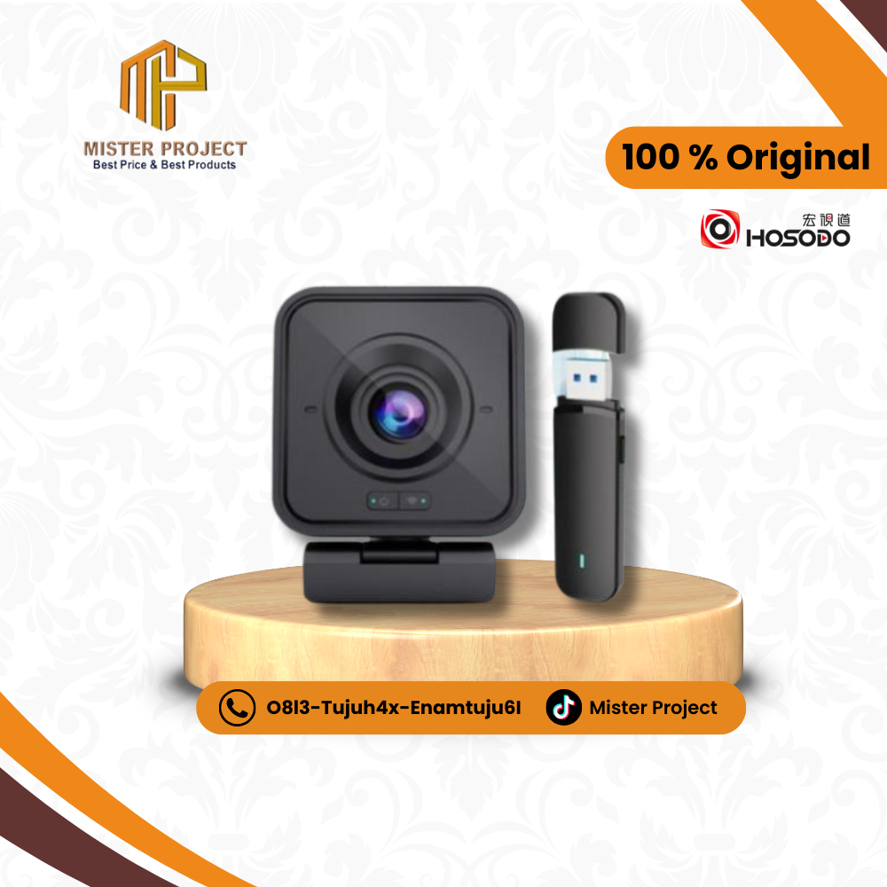 WEBCAM MEETING INTERVIEW HOSODO HSD-P100 FULL HD 2.4G WIRELESS TRANSMISSION