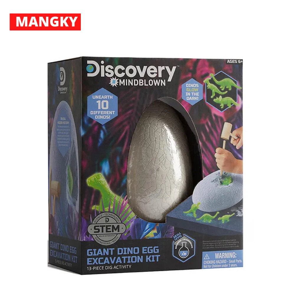 Discovery Mindblown Dinosaur Excavation Jumbo Egg