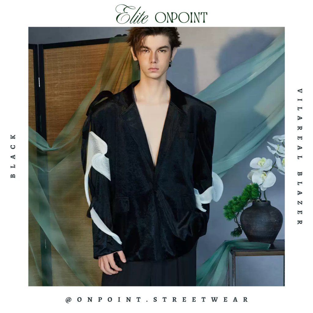 [PRE ORDER - ELITE ONPOINT] Vilareal Blazer- blazer jaket bahan pria jaket varsity pria leather blaz