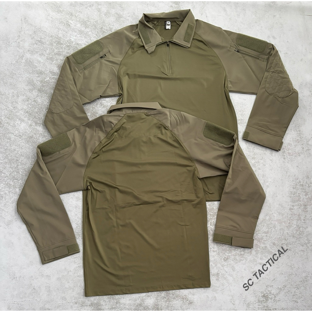 Kaos BDU TACTICAL HIJAU Jatah BRIMOB Tahun 2025/Kaos Kombet Panjang HIJAU BRIMOB