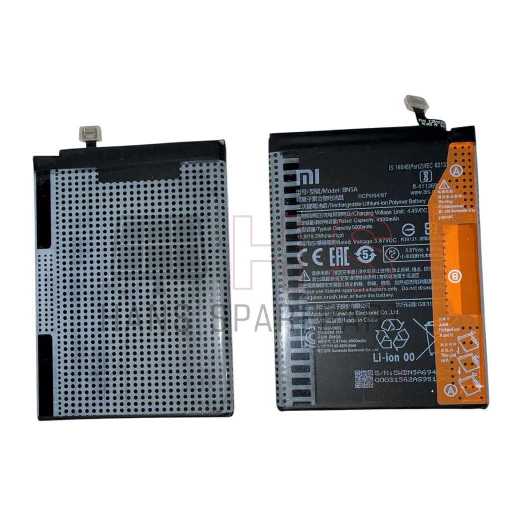 BN5A BATERAI XIAOMI POCO M3 PRO 5G / XIAOMI NOTE 10 5G - ORIGINAL