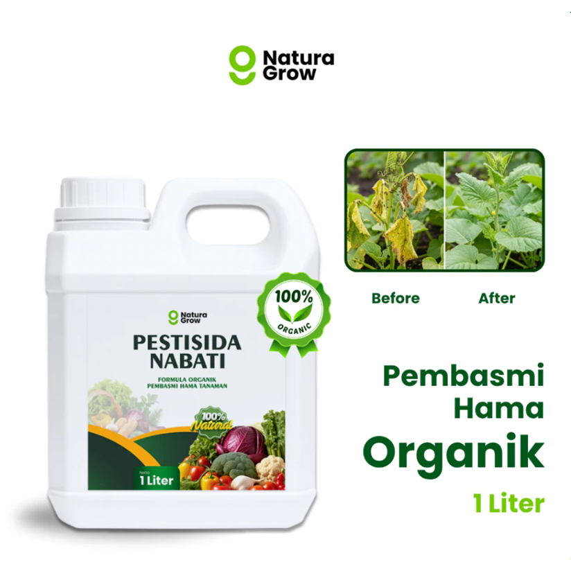 Naturagrow - Pestisida Nabati 1L BELI 3 GRATIS 1 Formula Organik Pembasmi Hama Tanaman