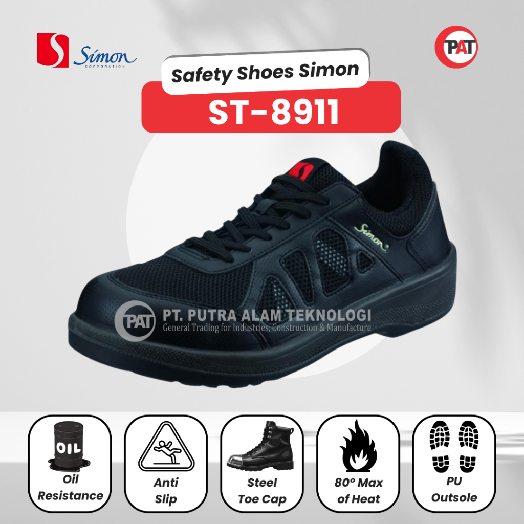 Sepatu Safety Shoes Simon Type ST 8911 Sneakers Series Simon Original