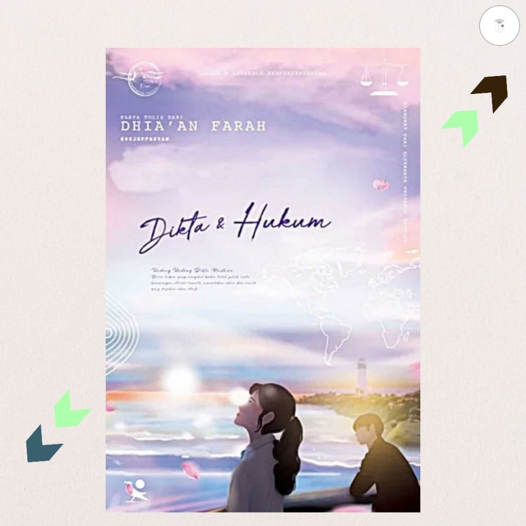 Buku Novel Dikta dan Hukum - Dhia'an Farah