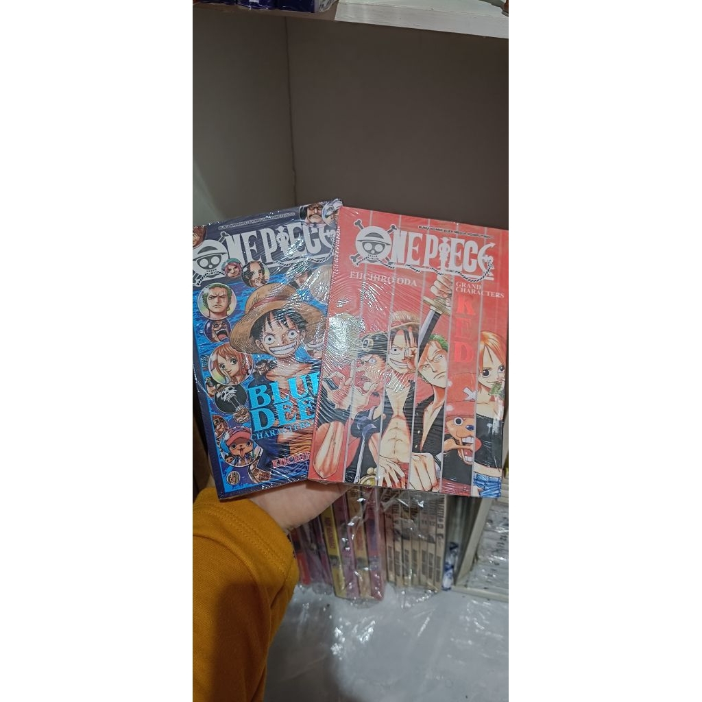Komik one piece data book RED & Blue Deep SET