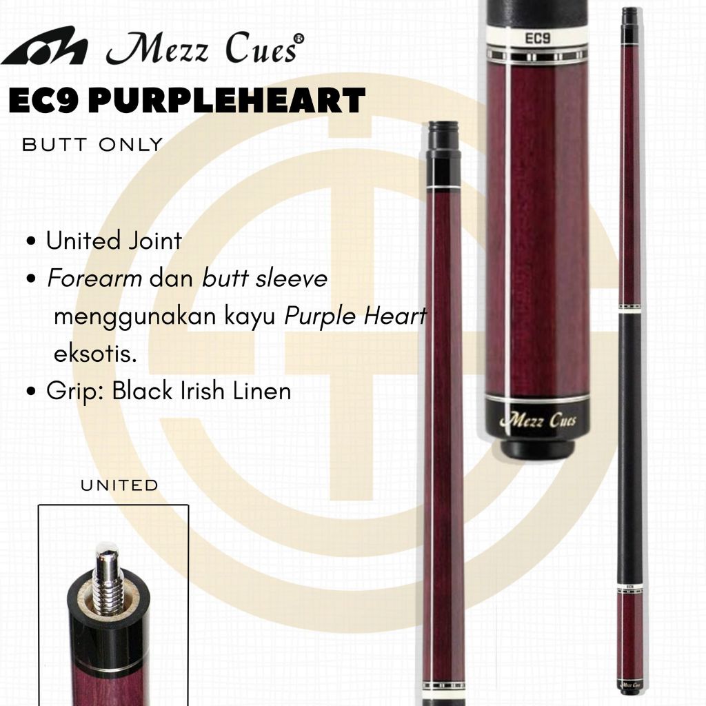 Butt Only Mezz EC9-P New - Stick Play Billiard