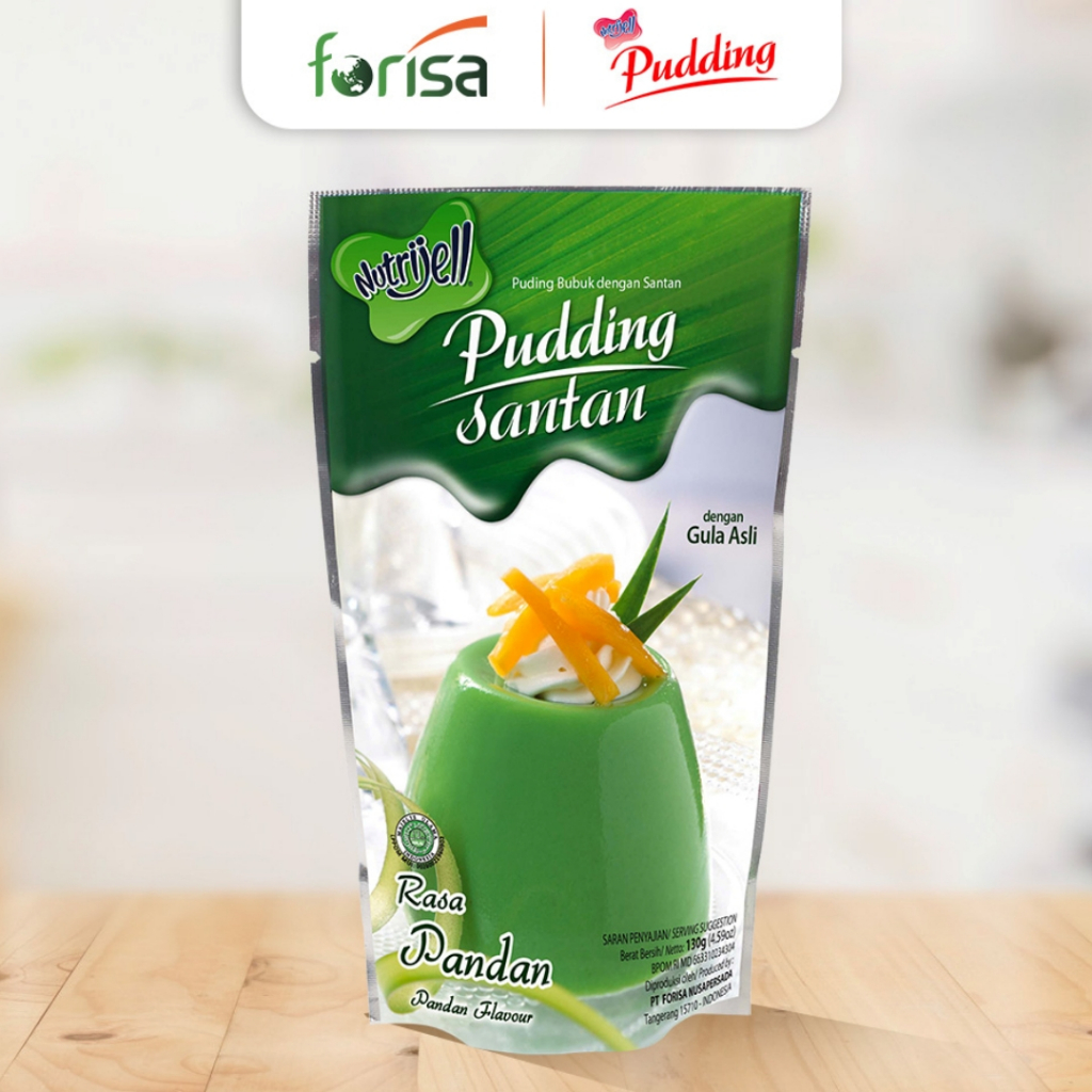 Nutrijell Agarasa Santan Pandan Pudding 130 gr Puding Bubuk