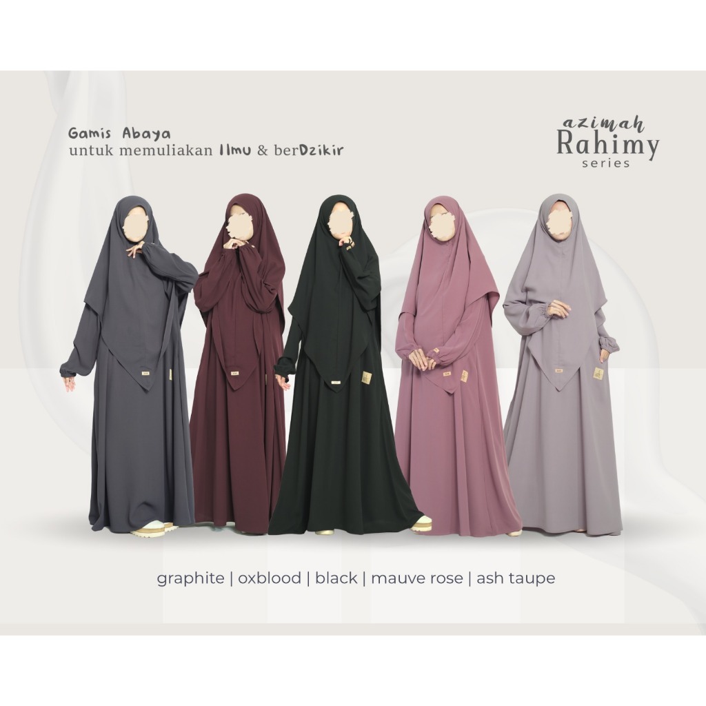 Baju Gamis Wanita Terbaru Remaja Polos Syari Kekinian Abaya Dhikr