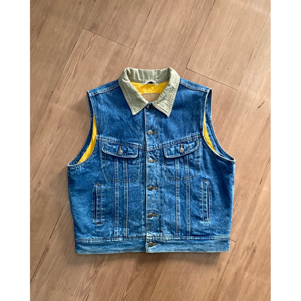 GAP DENIM QUILTED VEST