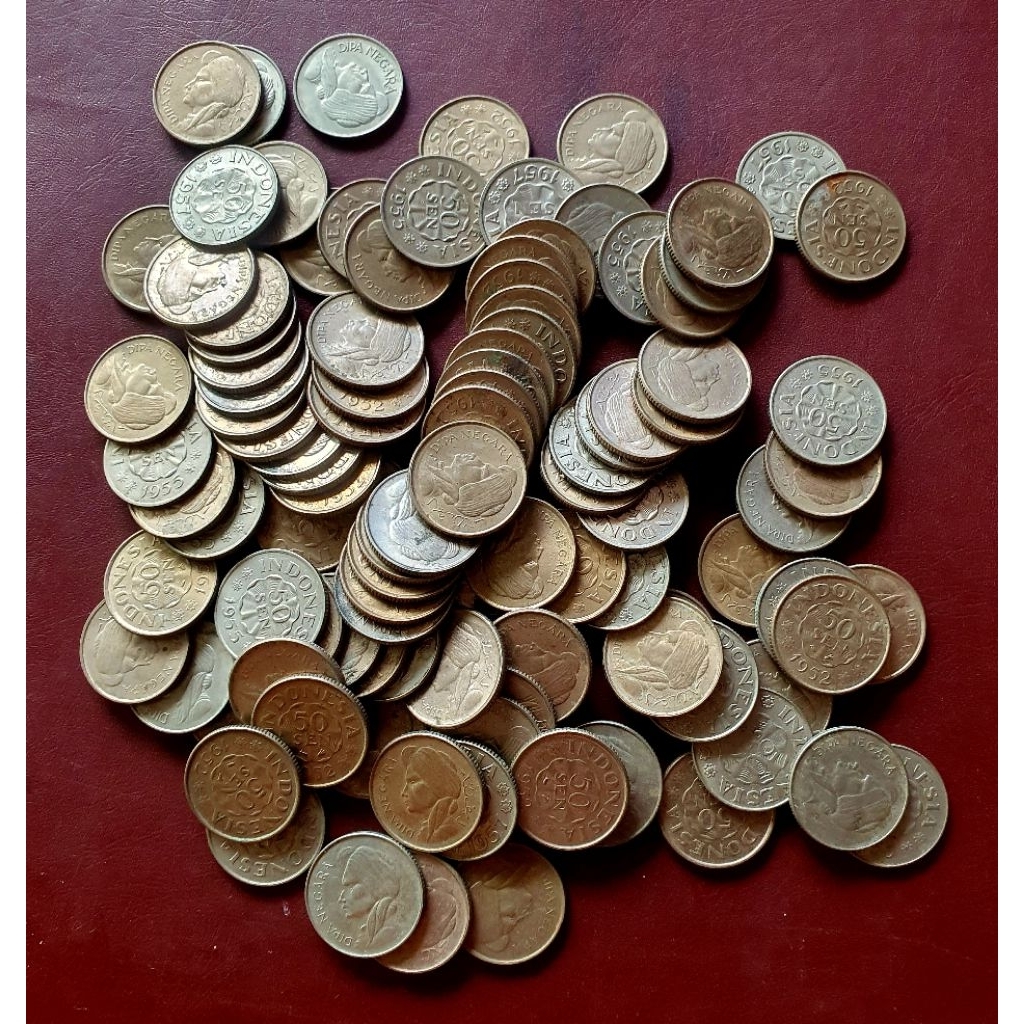 koin 50 sen dipanegara