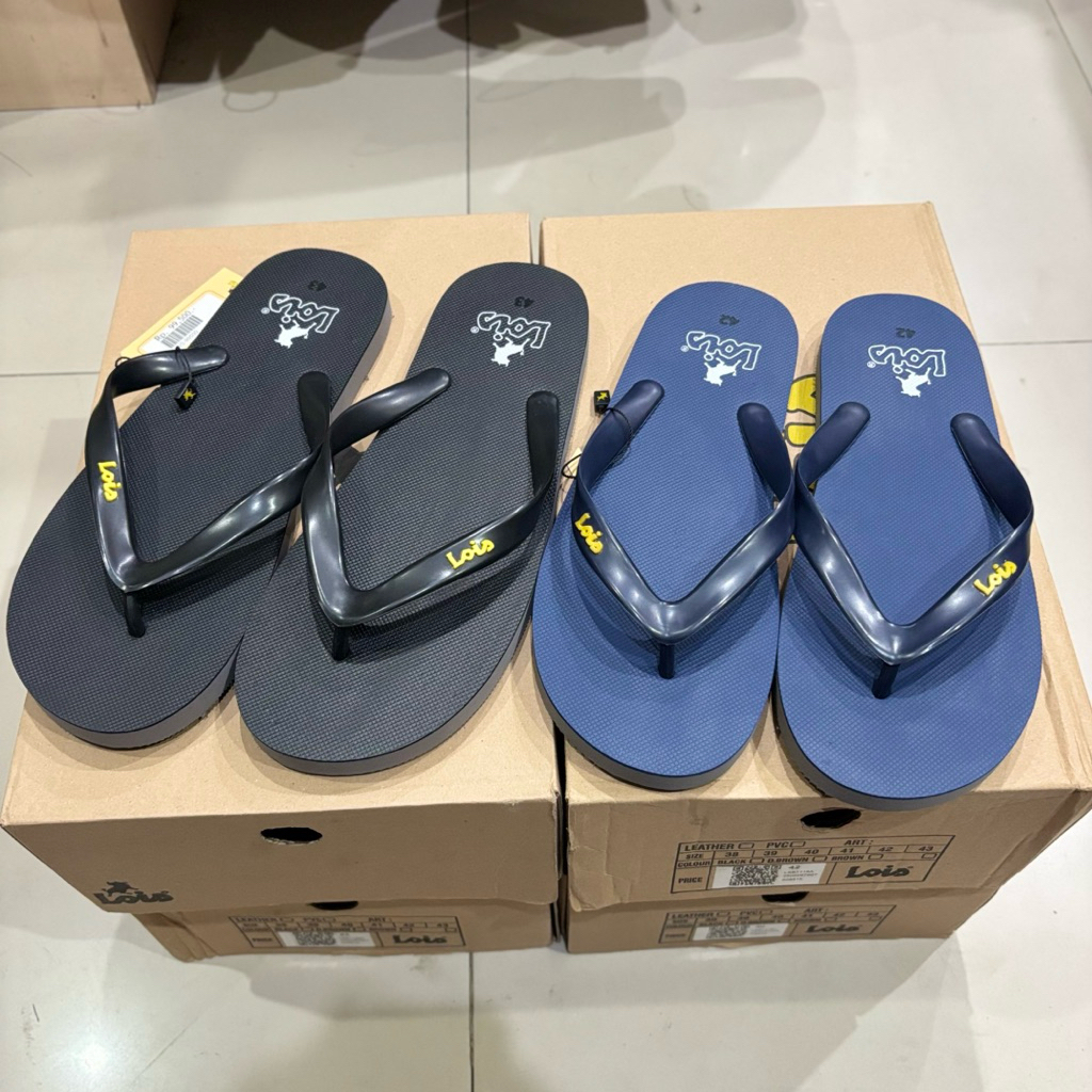 sandal jepit lois pria original SAJP369A/E
