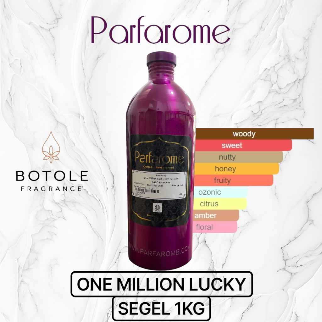BIBIT PARFUME ONE MILLION LUCKY BY PARFAROME PREMIUM SEGEL 1KG