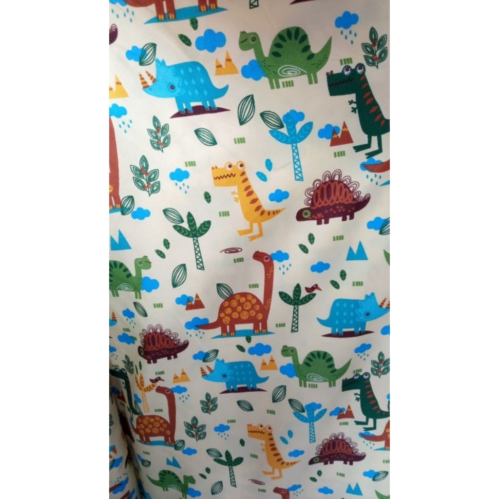 BAHAN KAIN KATUN MIKROTEX DISPERSE MOTIF LUCU ANAK UNTUK SPREI GORDEN PIYAMA BEDCOVER METERAN
