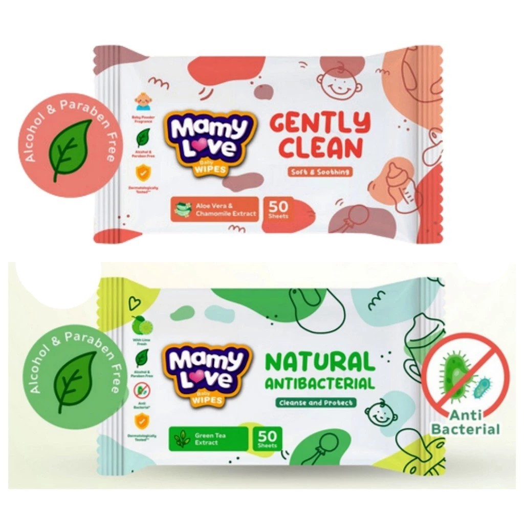 Tisu Basah Mamy Love 50 Lembar