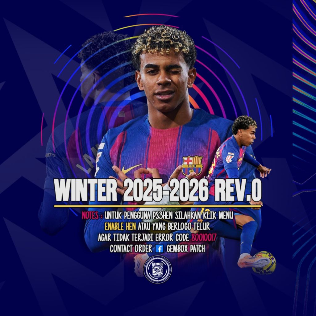 GEMBOX PATCH SEASON WINTER 2026 PS3 | FREE UPDATE REVISI DAN SAVE DATA