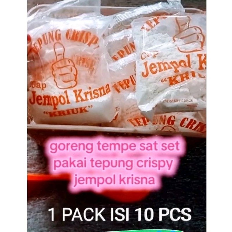 Tepung Crispy Cap Kriuk 1 Ball isi 10 pcs  1000 an