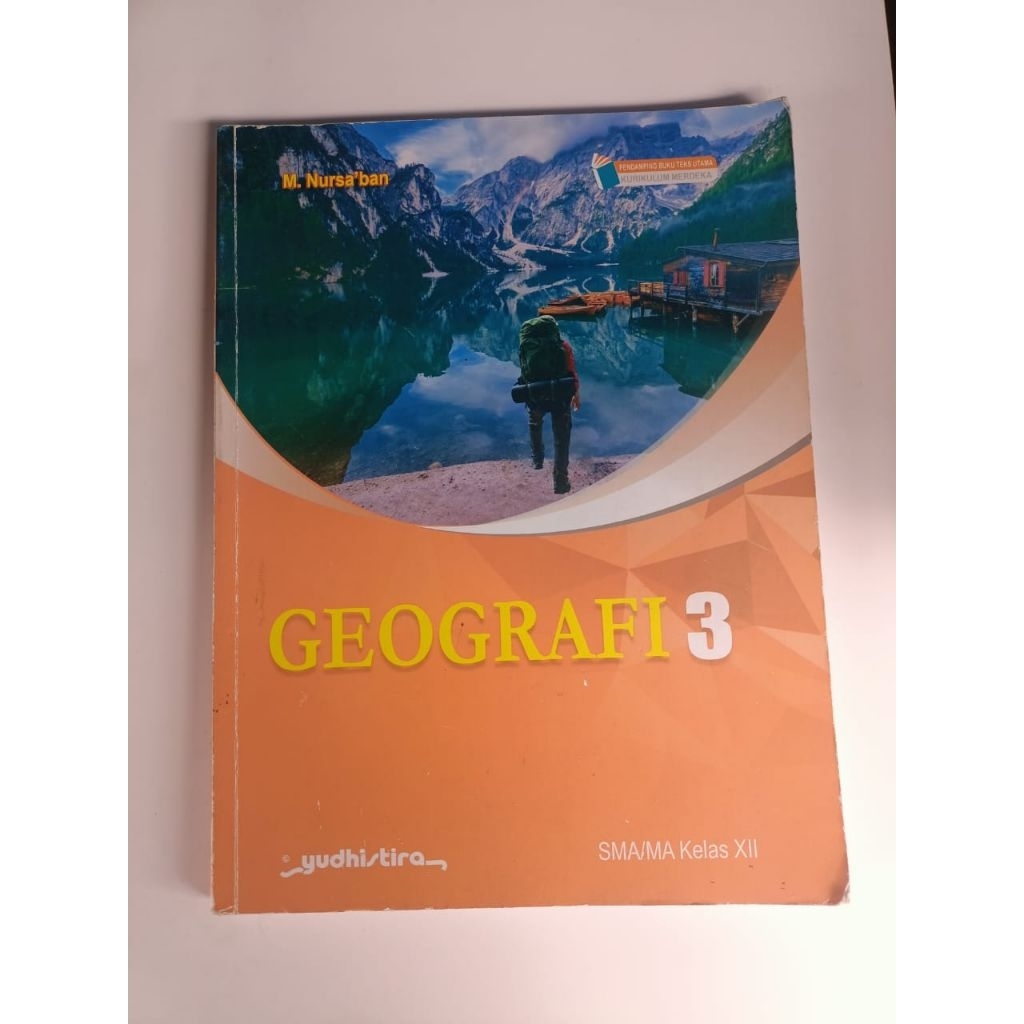 buku geografi kelas XII /12 SMA penerbit Yudhistira kurikulum merdeka