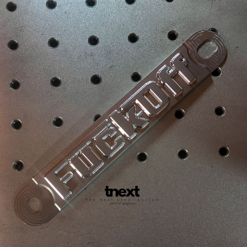 Manisan Bawah Knalpot Nmax Custom CNC Texture