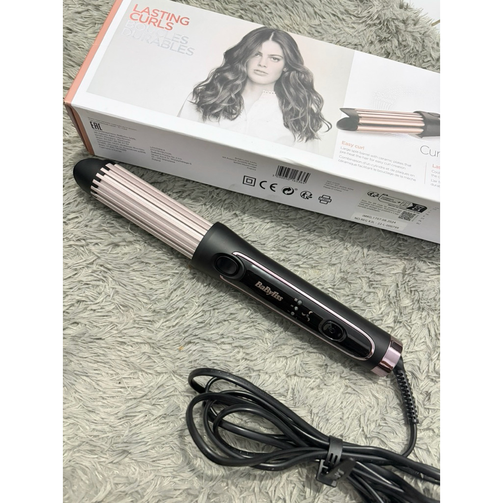 Preloved/Second catokan lurus dan curly BABYLISS LUXE CURL AUTOMATIC CURLER – LIKE NEW