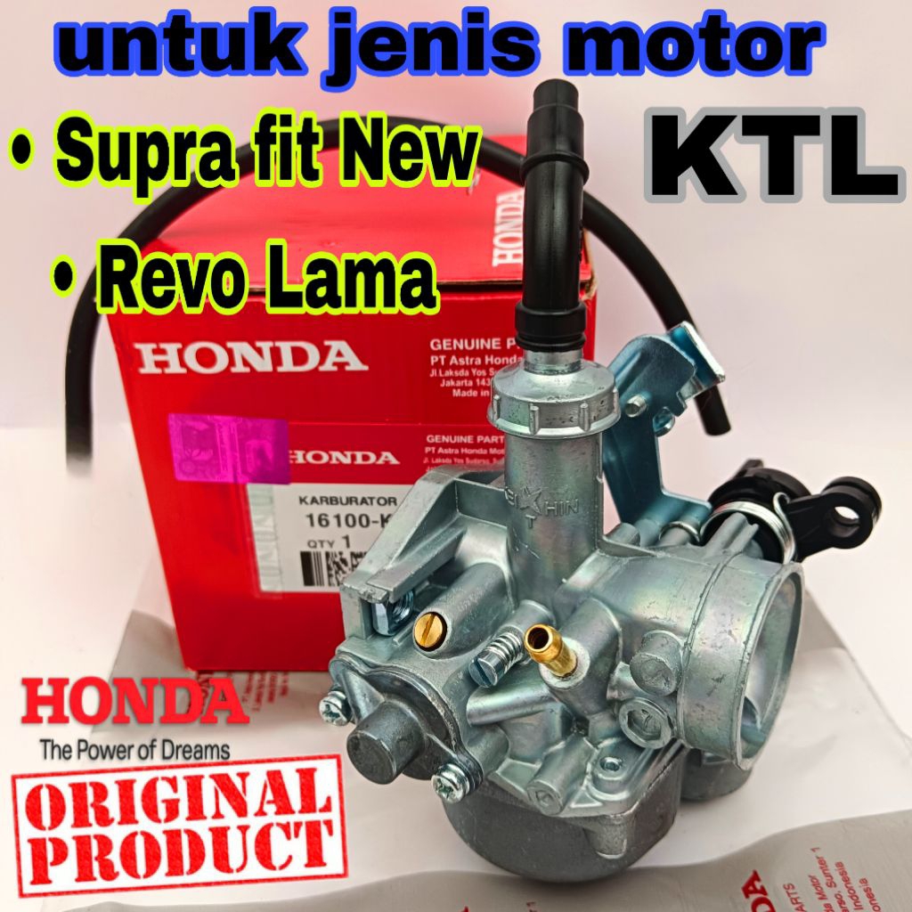 KTL karburator karbu original supra fit new honda revo lama revo karburator ori