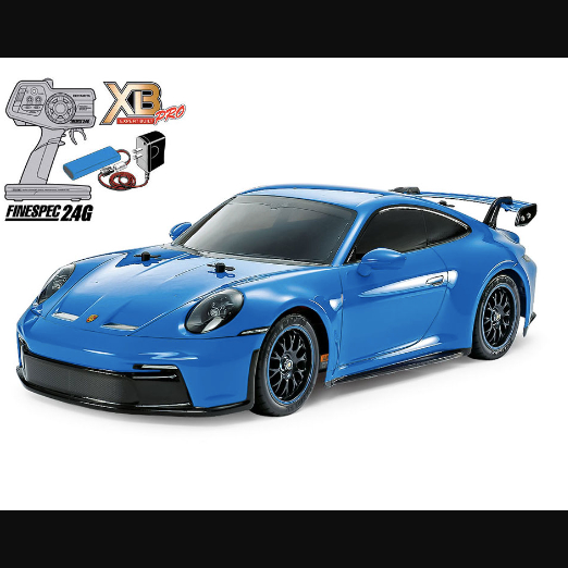 Tamiya 1/10 RC XB Porsche 911 GT3 (992) (TT-02 Chassis) (RTR) - 57937