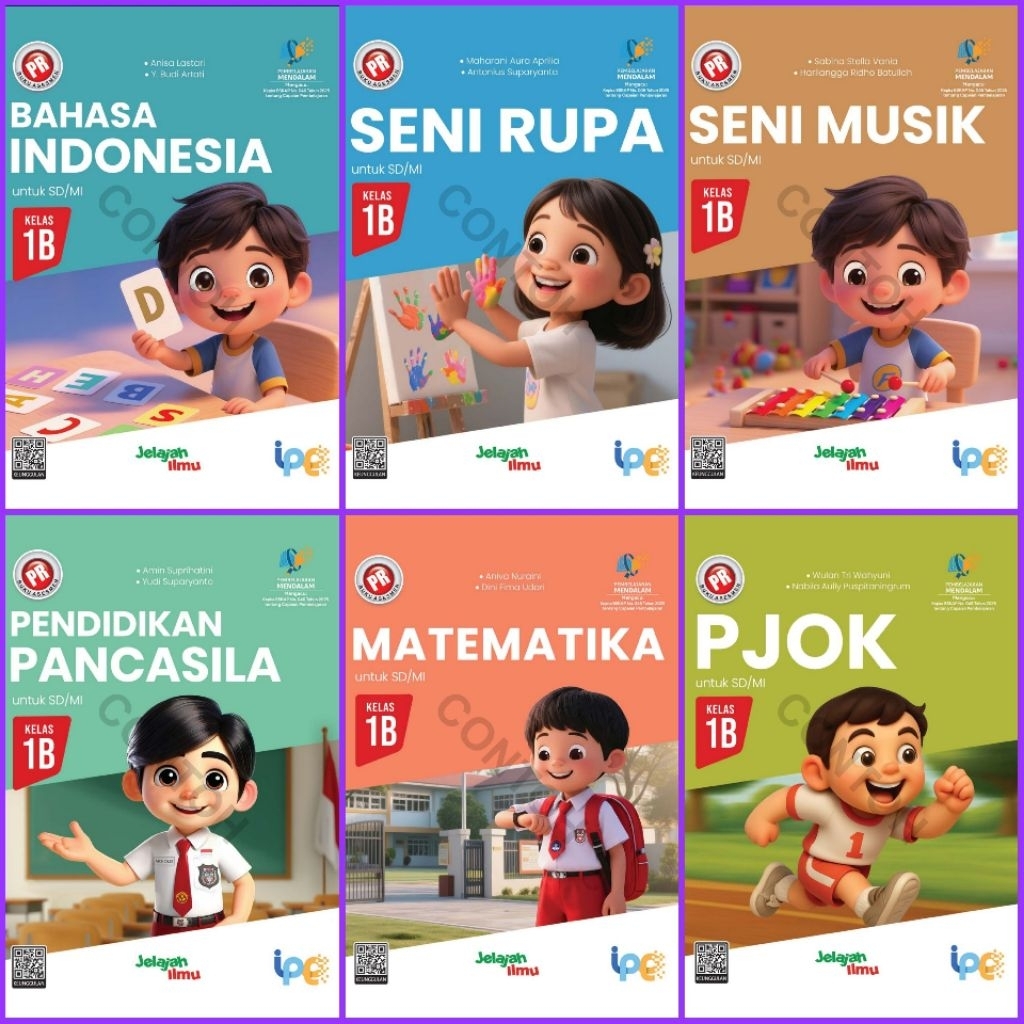 Buku lks pr interaktif Asesmen Kelas 1 SD Semester 1