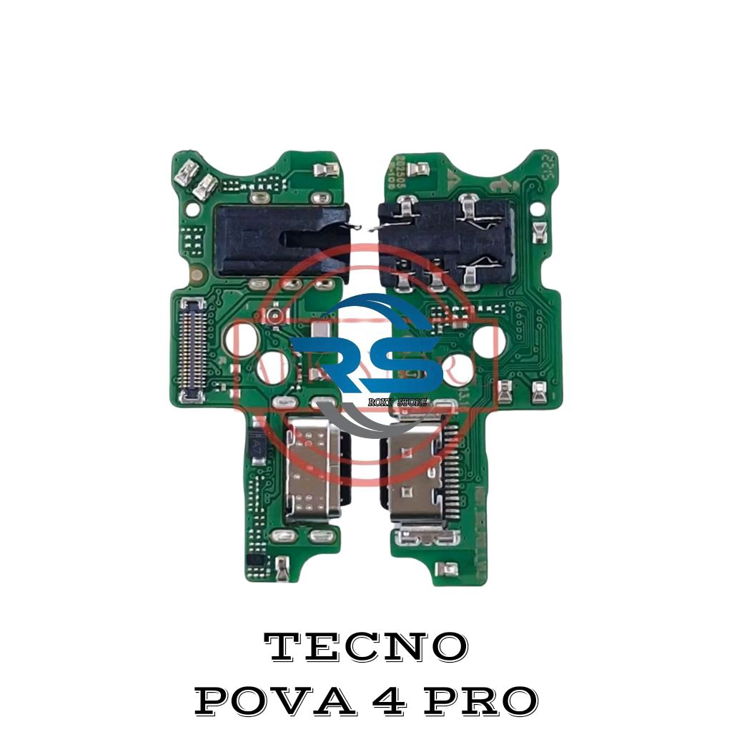 KONEKTOR CHARGER TECNO POVA 4 PRO MIC ORIGINAL