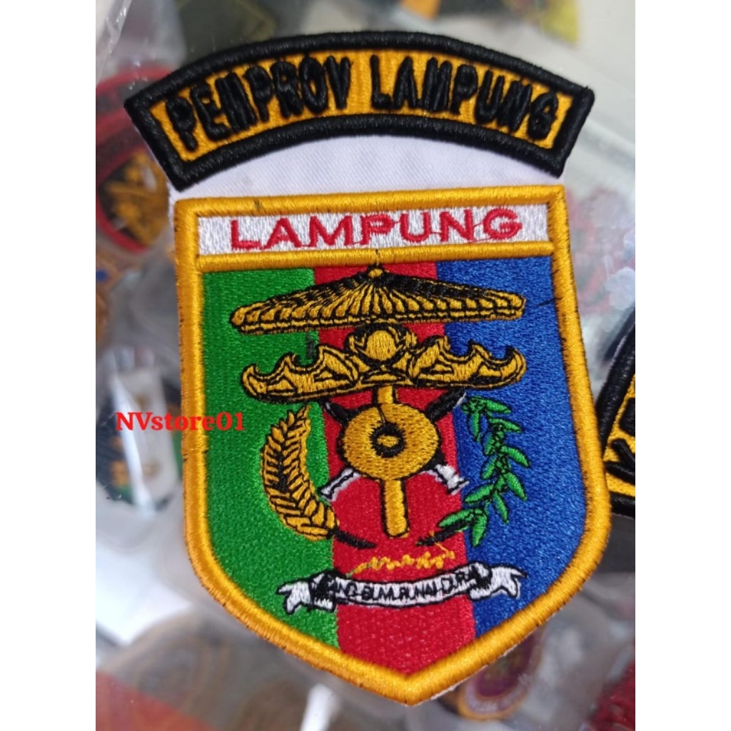 Bordir Timbul Logo | Bet pemprov Lampung