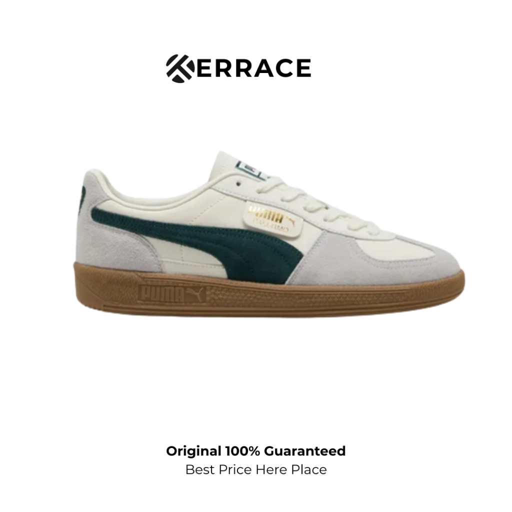 Sepatu Puma Palermo White Green Terrain ORIGINAL