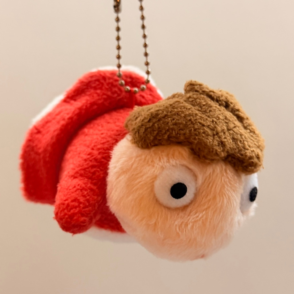[ready siap kirim] ponyo gibli keychain aksesoris plush doll sun arrow gantungan tas totoro spirited