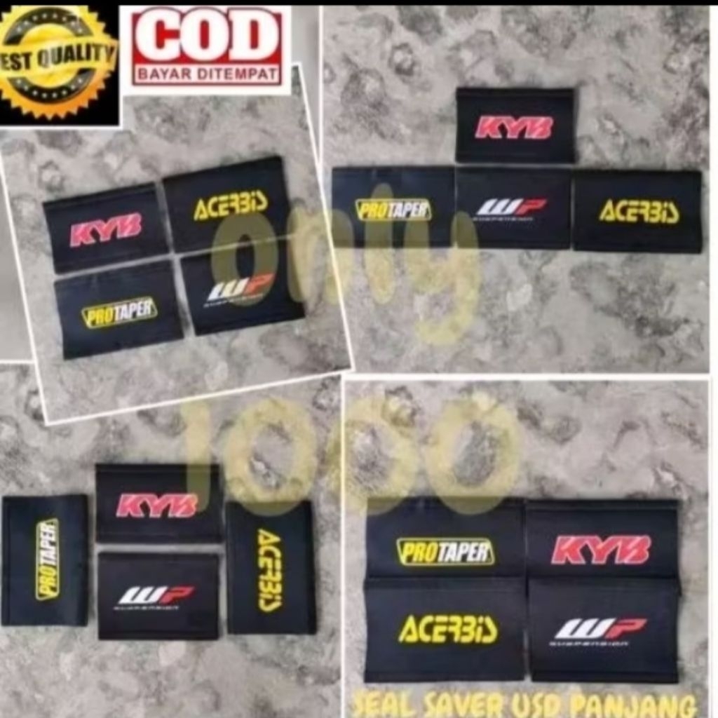SEAL SAVER USD PANJANG PELINDUNG SHOCK DEPAN MOTOR TRAIL SPAREPART TRAIL SUPERMOTO MOTOCROSS