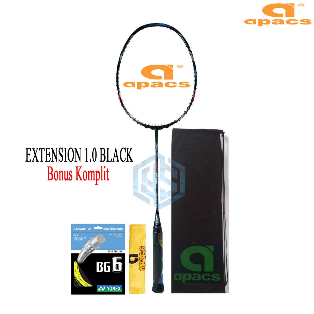Raket Badminton Apacs Extension 1.0 Smash Light Bonus Komplit Apacs Extension 1.0 Smash Light