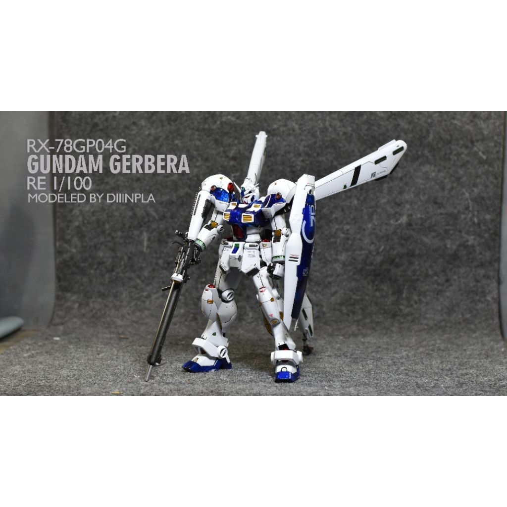 RE 1/100 GERBERA GP04G Bandai Repaint