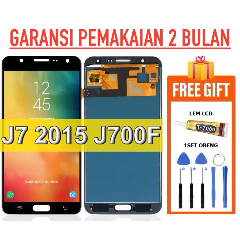 [ORIGINAL] LCD SAMSUNG GALAXY J7 2015 / J700F FULLSET