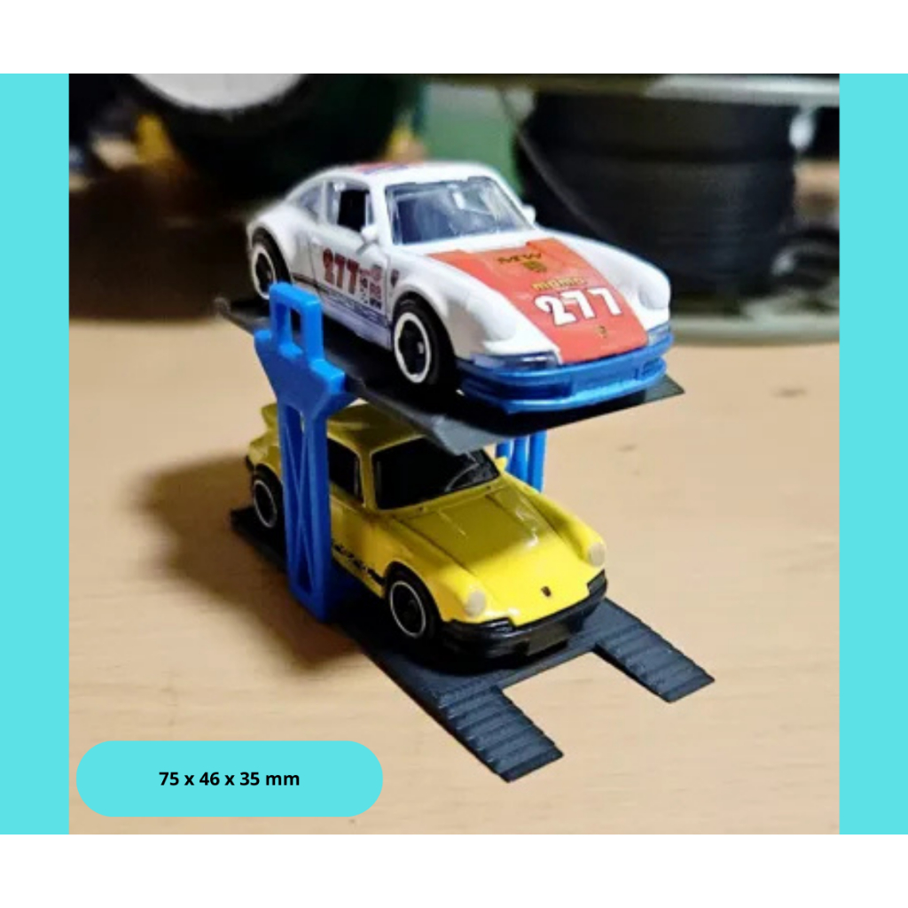 Diorama Parking Lift HotWheels - Parkir Mobil HotWheels