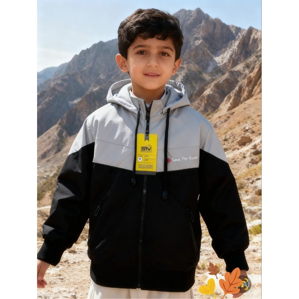Jacket Parasut Bolak Balik Anak