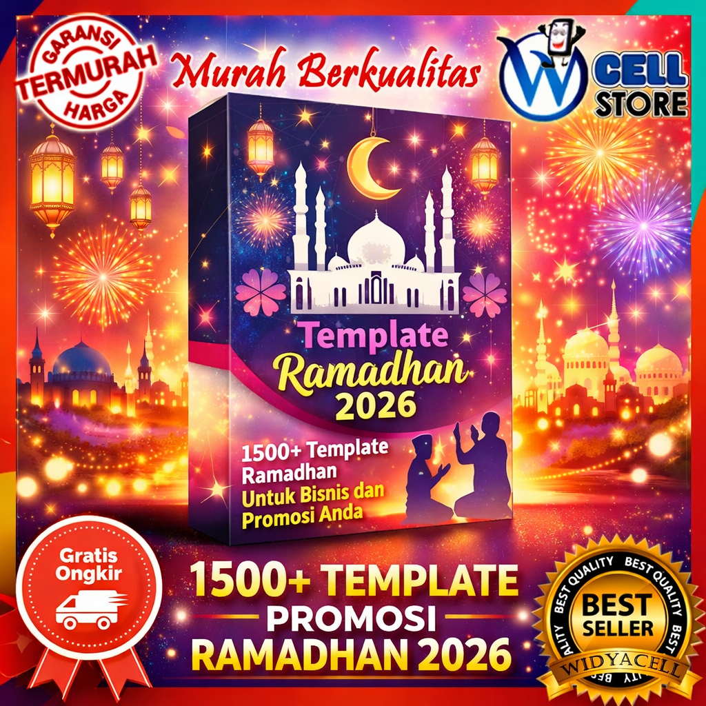 1500+ TEMPLATE POWERPOINT PPT PROMOSI BERTEMA RAMADHAN / MUSLIM / HIJAB / IDUL FITRI TERBARU