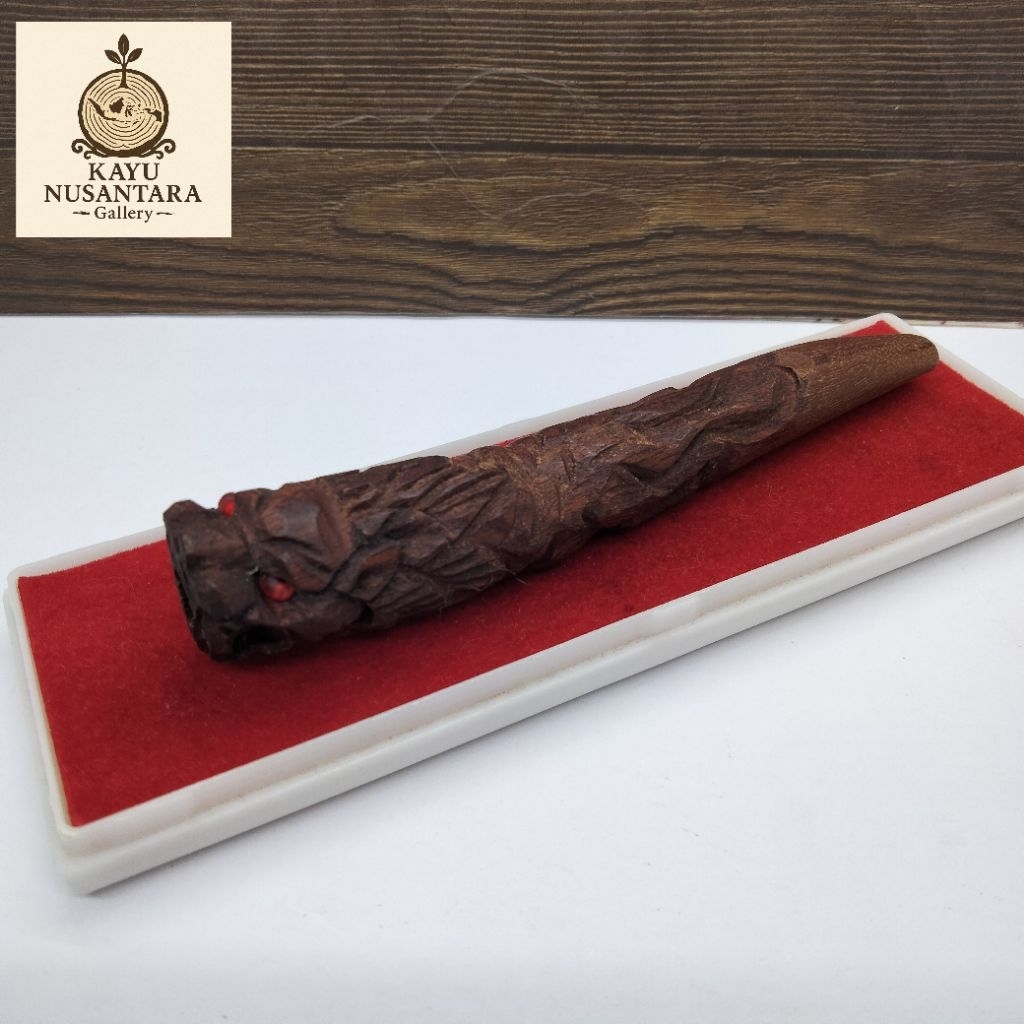 Cangklong once pipa kayu stigi setegi laut ukir singa A867