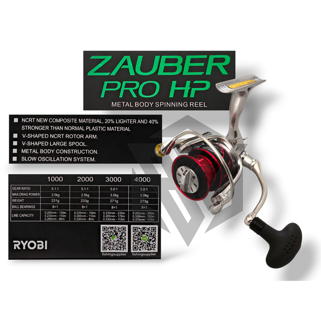 Reel Ryobi Zauber Pro HP Metal Body 2000